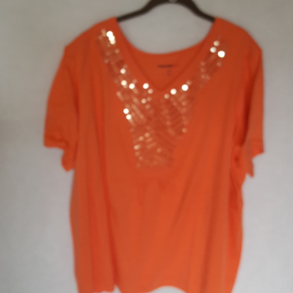 Denim 27/7 Top from Full Beauty, Size 30--32